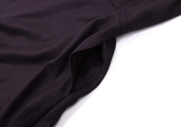 Sybilla Wool Front Tuck Design 3/4 Sleeve Skipper Dress K-169247_011