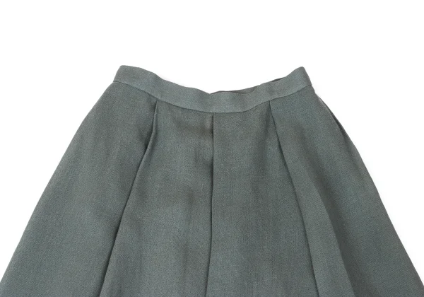 Sybilla Linen Rayon Tuck Skirt K-169248_003