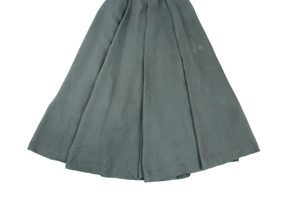 Sybilla Linen Rayon Tuck Skirt K-169248_008