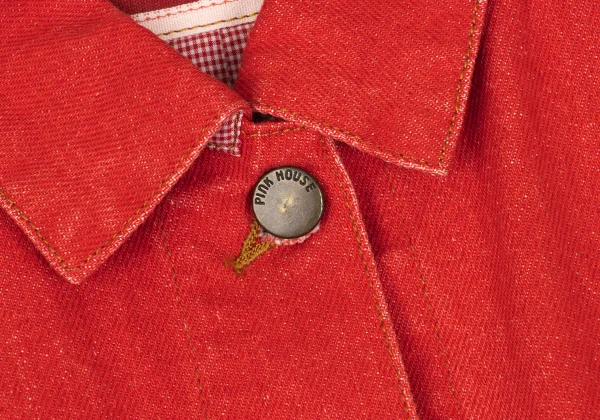 PINK HOUSE Cotton Patch Design Back Panel Denim Vest K-169250_005