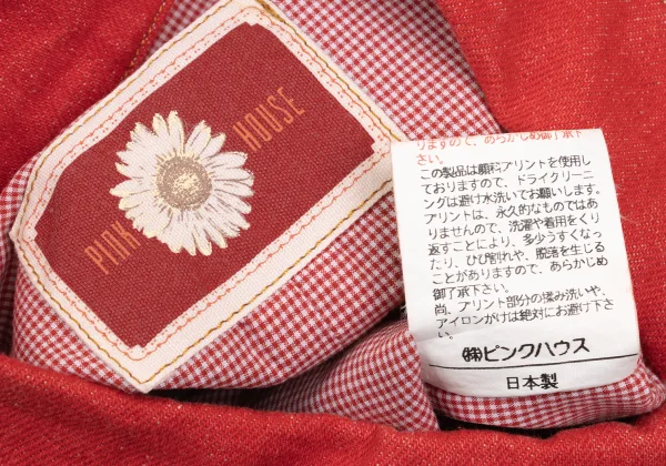 PINK HOUSE Cotton Patch Design Back Panel Denim Vest K-169250_016