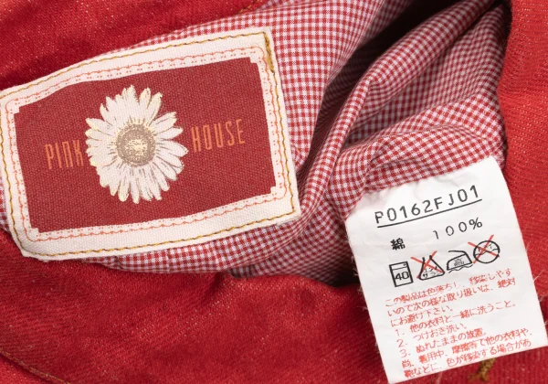 PINK HOUSE Cotton Patch Design Back Panel Denim Vest K-169250_017