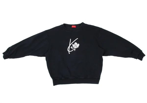 KENZO Front Logo Floral Printed Sweatshirt K-169251_002