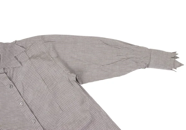 KENZO Cotton Zigzag Design Printed Long-sleeved Shirt K-169252_007