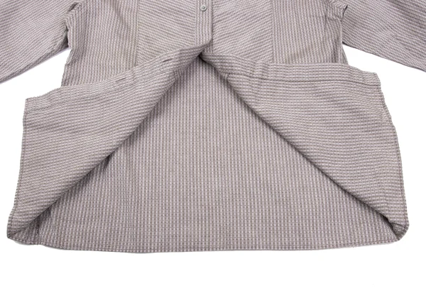 KENZO Cotton Zigzag Design Printed Long-sleeved Shirt K-169252_011