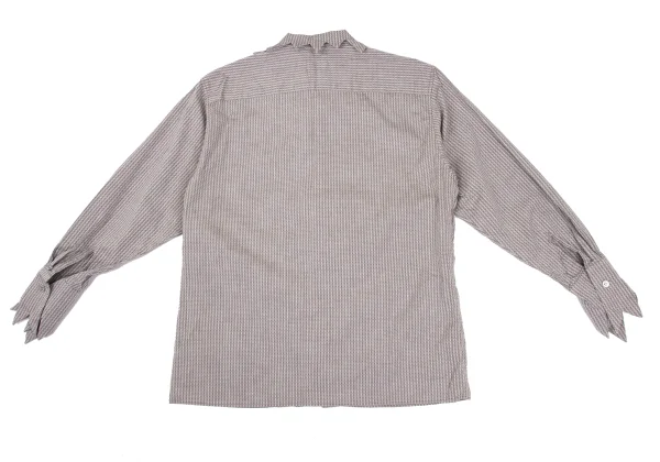 KENZO Cotton Zigzag Design Printed Long-sleeved Shirt K-169252_012