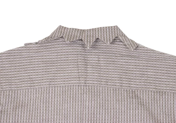 KENZO Cotton Zigzag Design Printed Long-sleeved Shirt K-169252_013