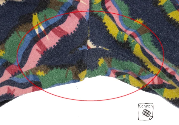 KENZO Cotton Blend Graphic Stripe Printed Stretch Pants K-169257_003