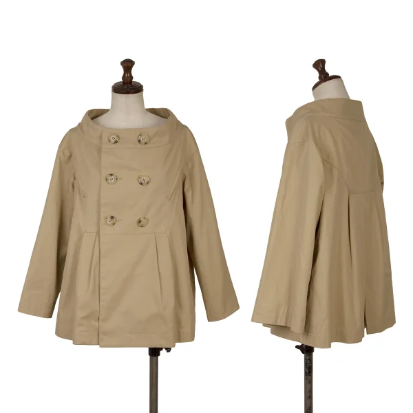 TSUMORI CHISATO Lining Graphic Printed Double Jacket Beige 1 K-169258_001