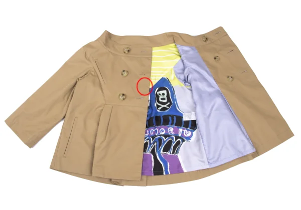 TSUMORI CHISATO Lining Graphic Printed Double Jacket K-169258_012