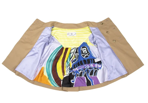 TSUMORI CHISATO Lining Graphic Printed Double Jacket K-169258_014