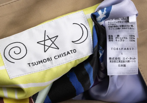 TSUMORI CHISATO Lining Graphic Printed Double Jacket K-169258_020