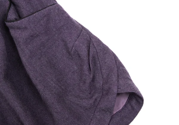 TSUMORI CHISATO Wool Herringbone Shorts K-169260_006