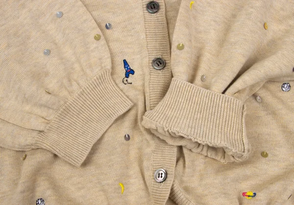 TSUMORI CHISATO Sequin Embroidered Knit Cardigan K-169261_006