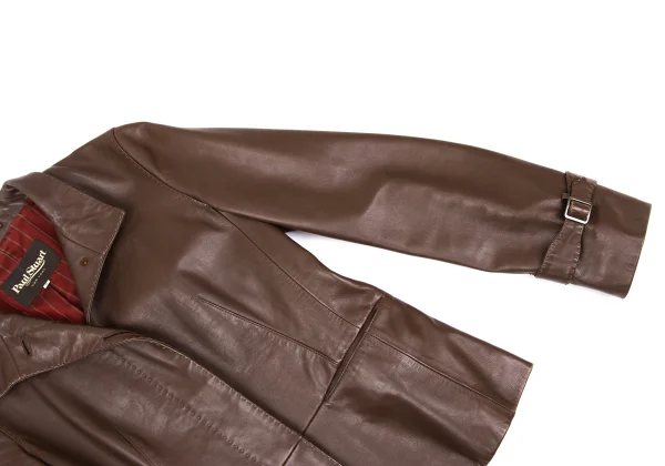 Paul Stuart Striped Lining Leather Jacket K-169263_008