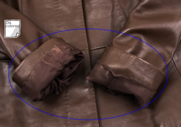 Paul Stuart Striped Lining Leather Jacket K-169263_011