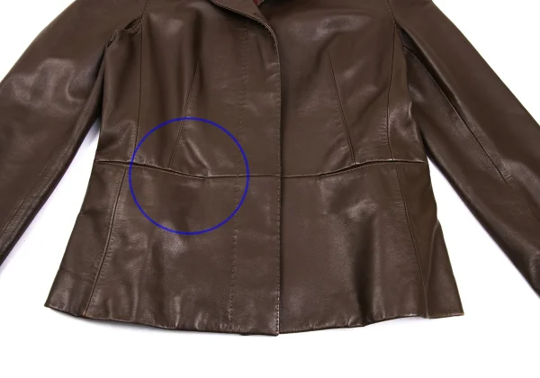 Paul Stuart Striped Lining Leather Jacket K-169263_012