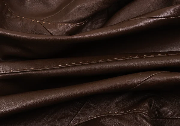 Paul Stuart Striped Lining Leather Jacket K-169263_018