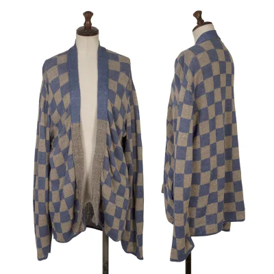 KAPITAL Checker Knit Cardigan