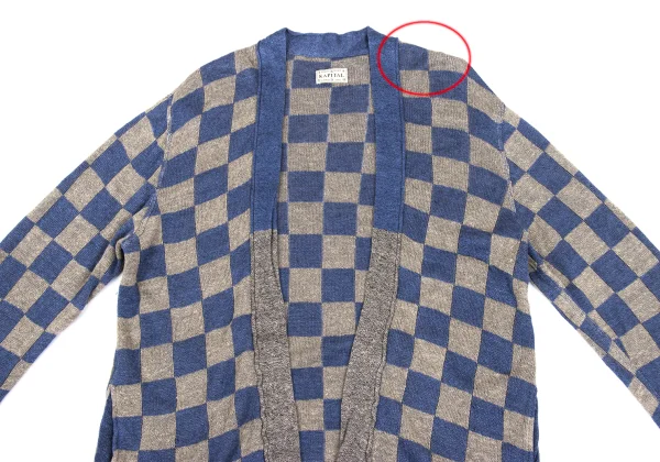 KAPITAL Checker Knit Cardigan K-169266_003