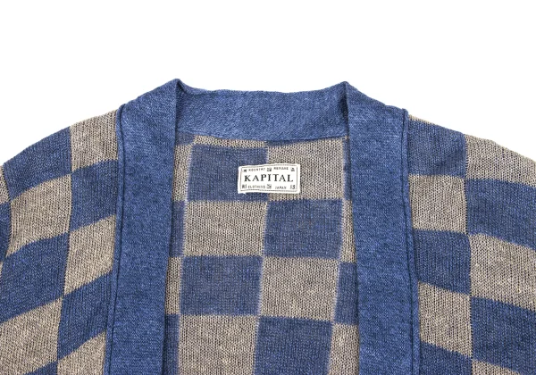 KAPITAL Checker Knit Cardigan K-169266_005
