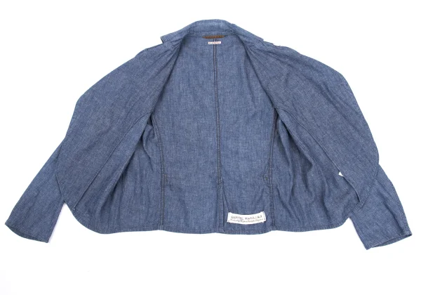 KAPITAL Cotton Linen Chambray Shirt Jacket K-169267_010