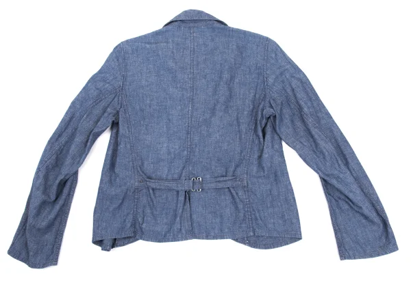 KAPITAL Cotton Linen Chambray Shirt Jacket K-169267_011