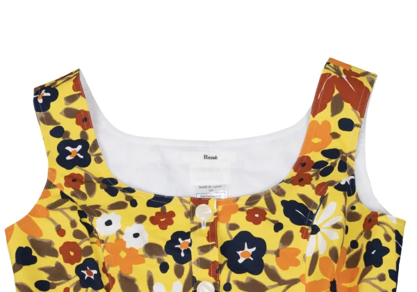 Rene Floral Printed Sleeveless Dress K-169268_004