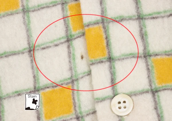 Y's Check Printed Wool Knit Shirt K-169269_004