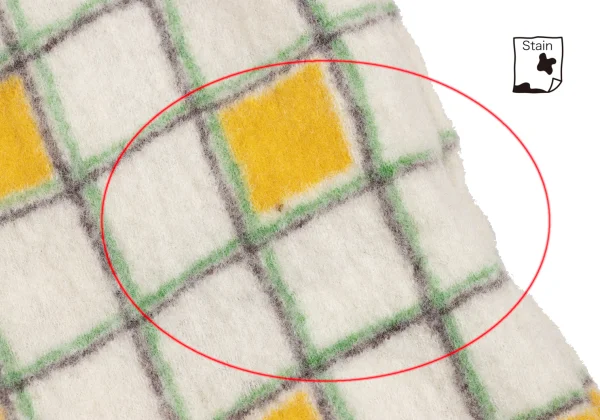 Y's Check Printed Wool Knit Shirt K-169269_012