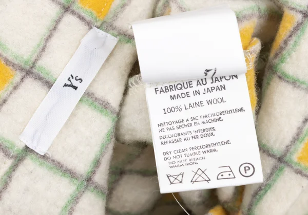 Y's Check Printed Wool Knit Shirt K-169269_018