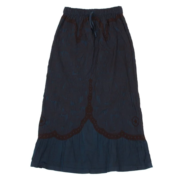 ISSEY MIYAKE HaaT Floral Jacquard Skirt K-169270_002