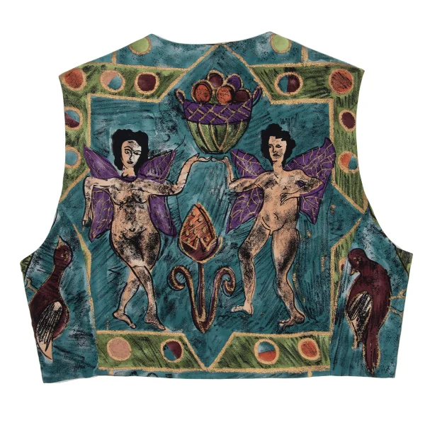 ROMEO GIGLI Art Printed Silk Short Vest K-169271_009