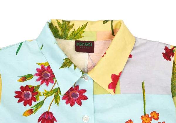 KENZO Floral Print Sleeveless Jersey Blouse K-169273_004