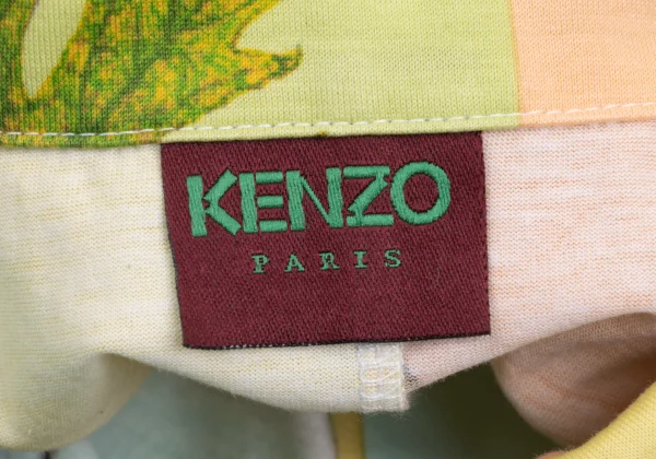 KENZO Floral Print Sleeveless Jersey Blouse K-169273_016