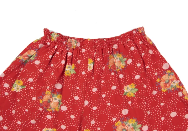 KENZO Floral Dot Print Jersey Culottes K-169274_002