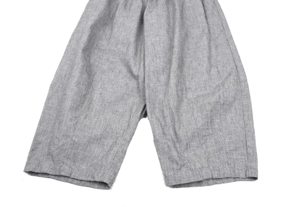 HUIS Cotton Linen Hem Tuck Easy Pants K-169275_005