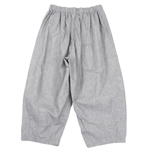 HUIS Cotton Linen Hem Tuck Easy Pants K-169275_007