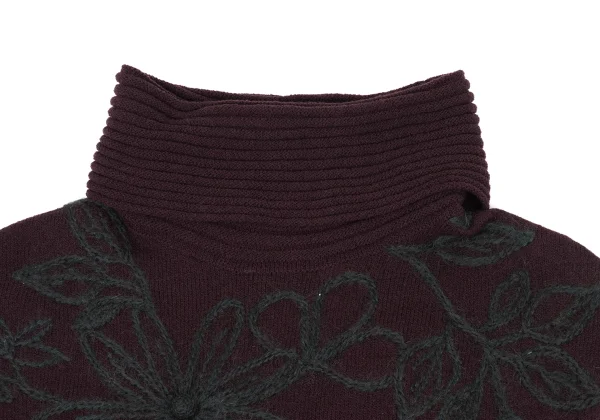 Sybilla Floral Embroidery Sleeveless Knit Dress K-169276_004