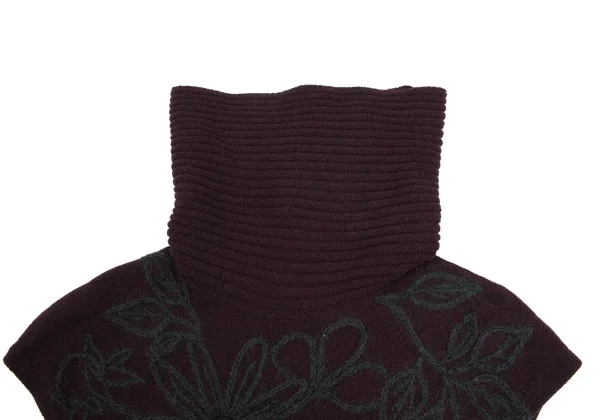 Sybilla Floral Embroidery Sleeveless Knit Dress K-169276_005