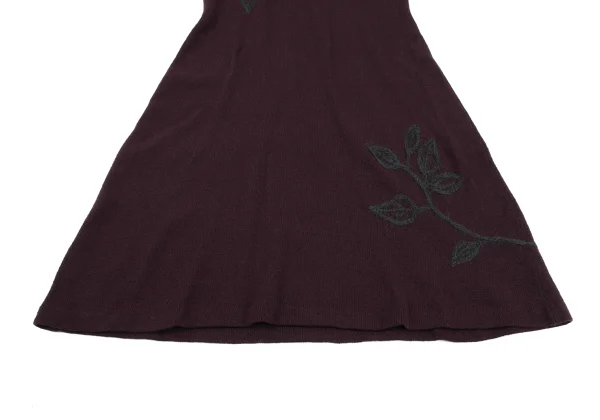 Sybilla Floral Embroidery Sleeveless Knit Dress K-169276_008