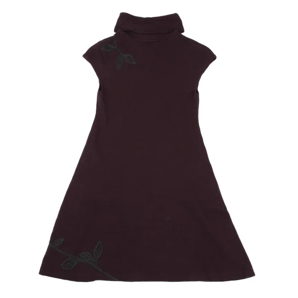 Sybilla Floral Embroidery Sleeveless Knit Dress K-169276_011