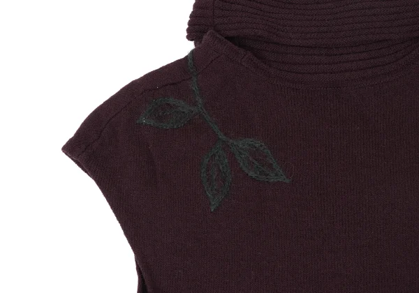 Sybilla Floral Embroidery Sleeveless Knit Dress K-169276_012