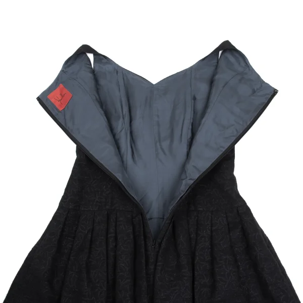 Sybilla Floral Jacquard Sleeveless Dress K-169277_010