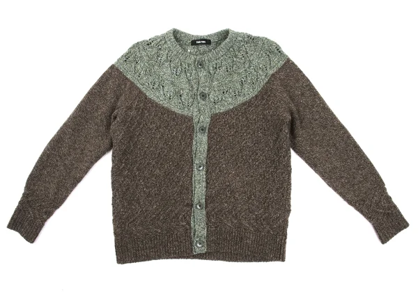 Ne-net Bicolor Cable Knit Cardigan K-169279_002