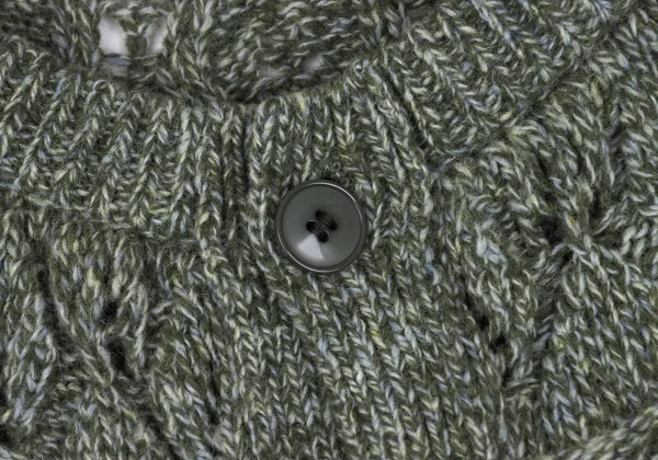 Ne-net Bicolor Cable Knit Cardigan K-169279_005