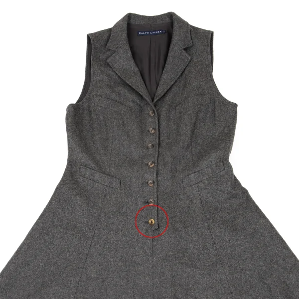 RALPH RALPH LAUREN Cashmere Angola Blended Wool Dress K-169280_003