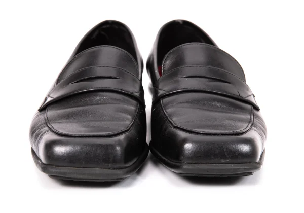 Salvatore Ferragamo SPORT Square-toe Leather Penny Loafers K-169283_004