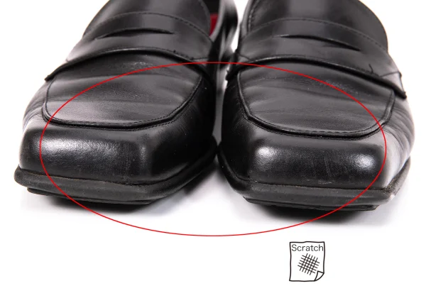 Salvatore Ferragamo SPORT Square-toe Leather Penny Loafers K-169283_005