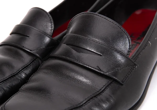 Salvatore Ferragamo SPORT Square-toe Leather Penny Loafers K-169283_007